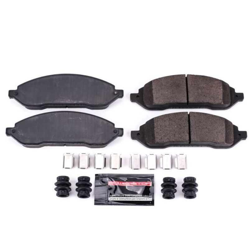 PSB Z23 Evolution Brake Pads - Power Stop 04-07 Ford Freestar Front Z23 Evolution Sport Brake Pads w/Hardware