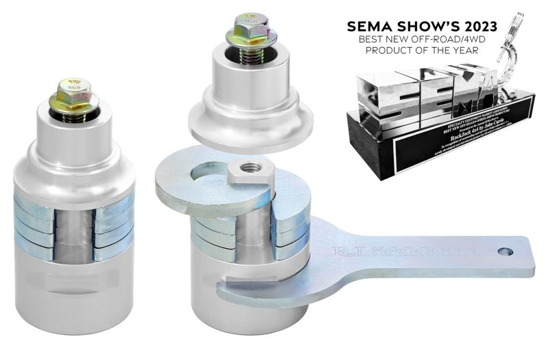 ROK Bump Stops - RockJock JL/JT/JK excl. 392 Adjustable Front Bump Stops w/ Hardware