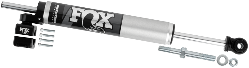 FOX 2.0 Perf Steer Stabilizer - Fox 2007+ Jeep JK 2.0 Performance Series 8.2in. TS Stabilizer 1-3/8in Tie Rod Clamp