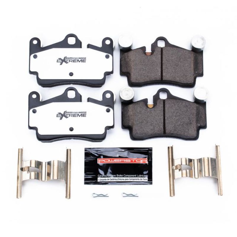 PSB Z26 Extreme Brake Pads - Power Stop 07-15 Audi Q7 Rear Z26 Extreme Street Brake Pads w/Hardware