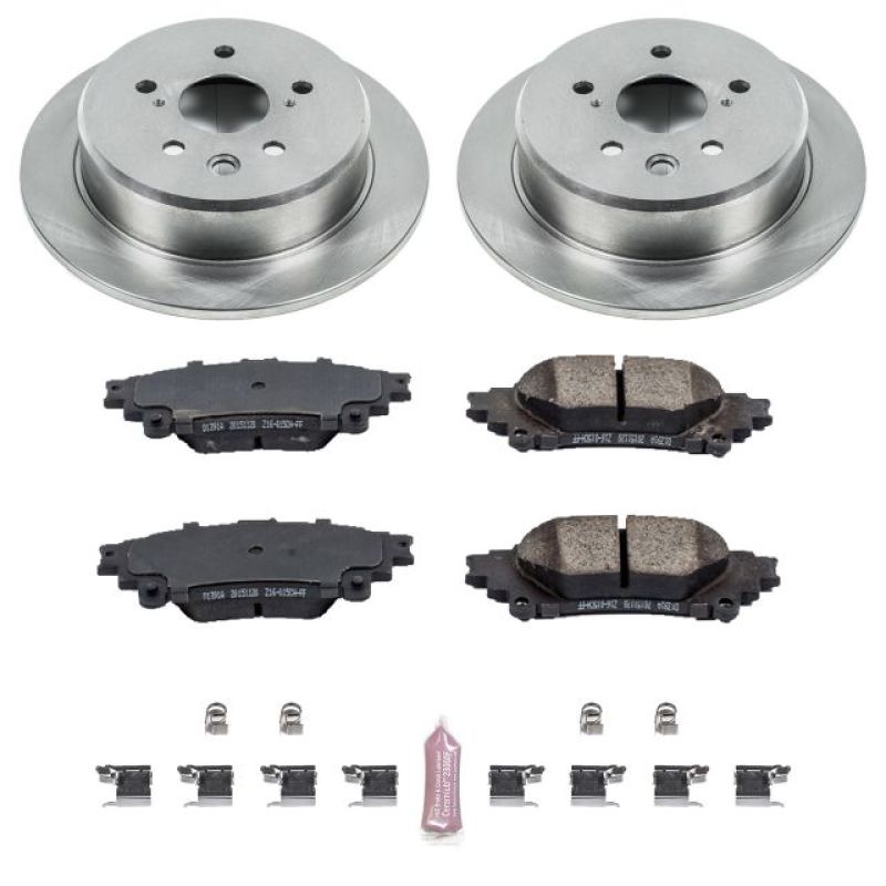 PSB Autospecialty Kit - Power Stop 14-15 Lexus IS250 Rear Autospecialty Brake Kit