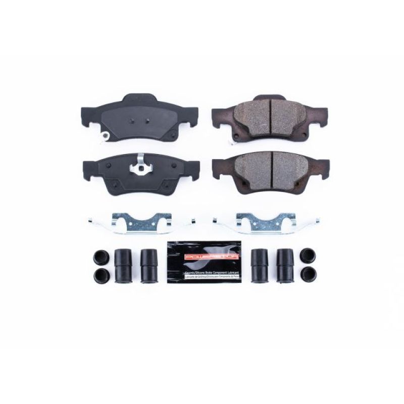 PSB Z23 Evolution Brake Pads - Power Stop 11-19 Dodge Durango Rear Z23 Evolution Sport Brake Pads w/Hardware