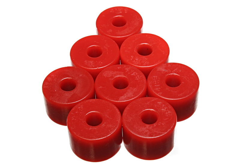 ES Poly Pads - Red - Energy Suspension Pad - Soft - 1-7/8in OD x 9/16in ID x 1-5/16in H - Red