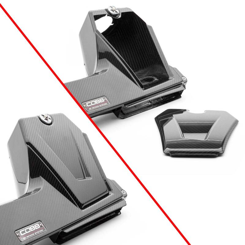 COBB Redline Carbon Intakes - Cobb 22-23 VW Golf R (MK8) / 22-24 Audi S3 (8Y) Redline Carbon Fiber Intake System