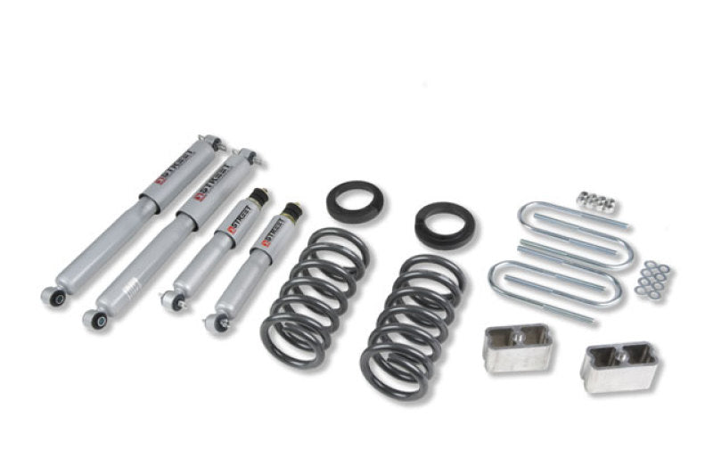 BT Lower Kit w SP Shocks - Belltech LOWERING KIT WITH SP SHOCKS