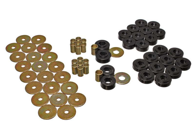 ES Body Mounts - Black - Energy Suspension GM Body Mount Set - Black