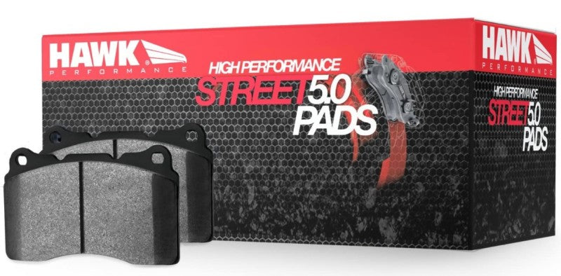HAWK HPS 5.0 Brake Pad Sets - Hawk 14-19 Porsche 911 GT3/GT3 RS / 2016 Porsche Cayman GT4 HPS 5.0 Front Brake Pads