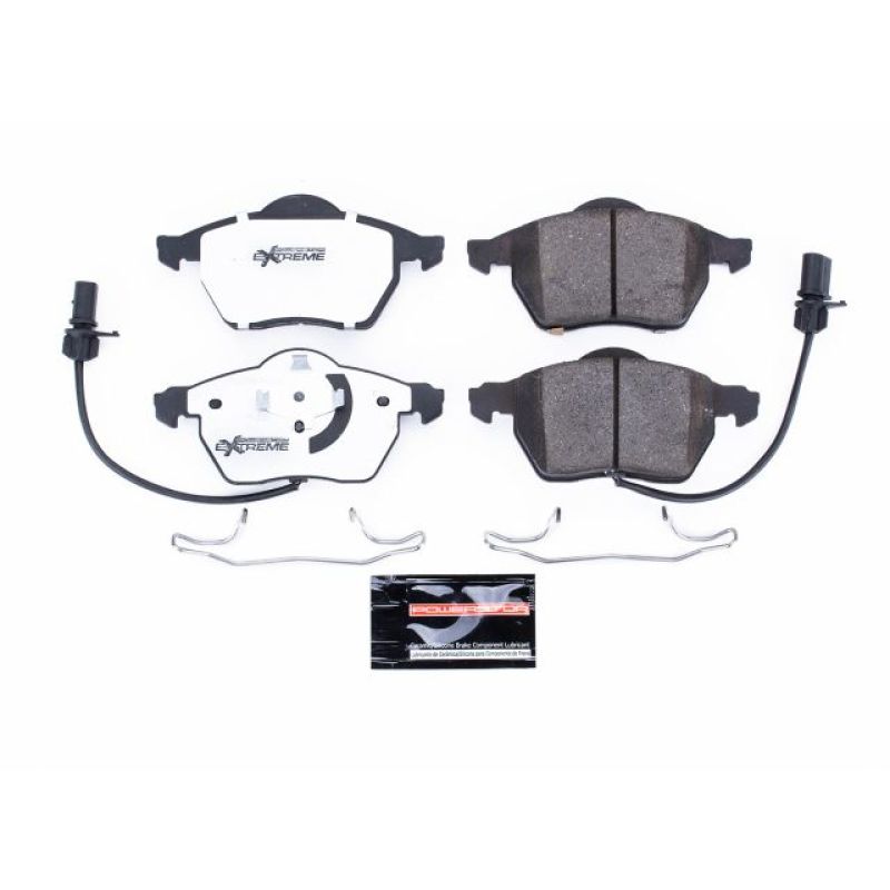 PSB Z26 Extreme Brake Pads - Power Stop 99-06 Audi A4 Front Z26 Extreme Street Brake Pads w/Hardware