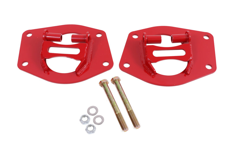 BMR Coilover Conversion Mounts - BMR 10-15 5th Gen Camaro Coilover Conversion Kit Rear Upper Mount - Red