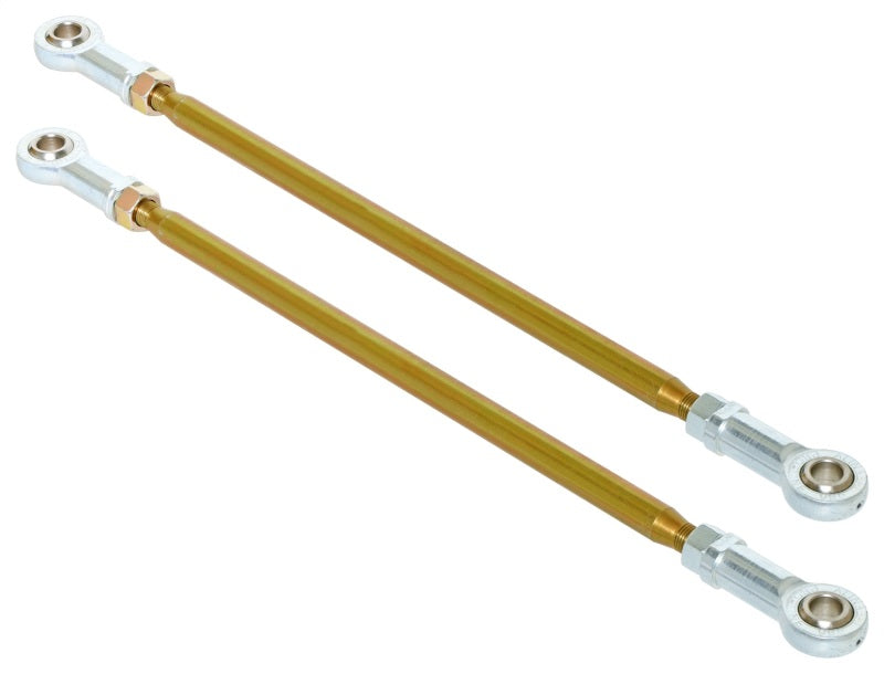 ROK Sway Bar Endlinks - RockJock Antirock Sway Bar End Link Kit 15 1/2in Long Rods w/ Heims and Jam Nuts Pair