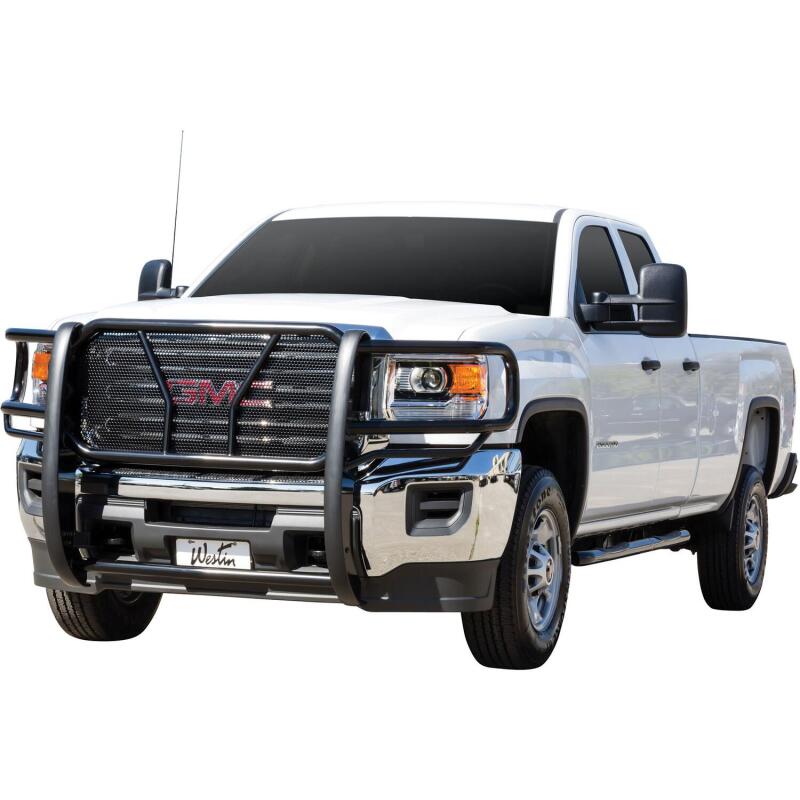 WES HDX Grille Guards - Westin 2015-2018 GMC Sierra 2500/3500 HDX Grille Guard - Black