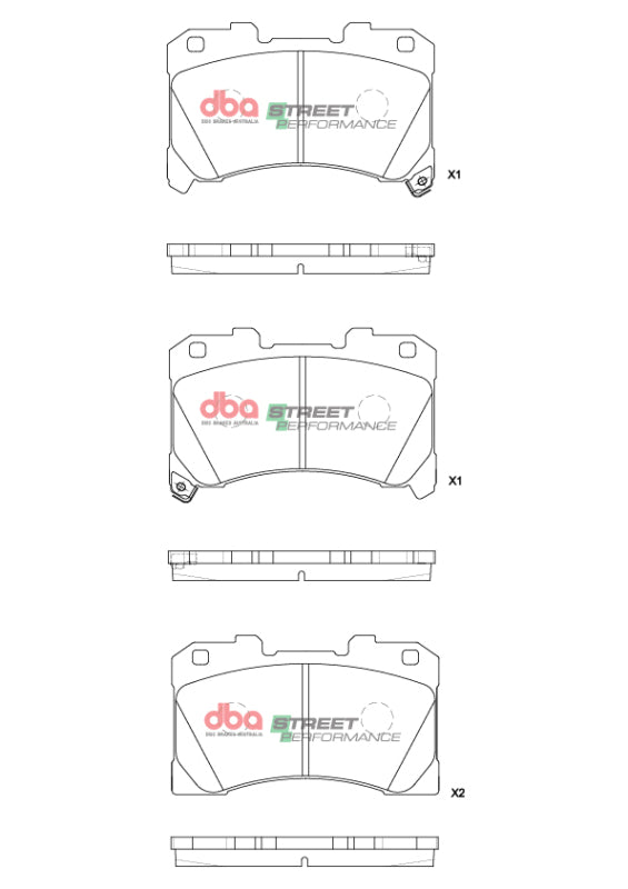 DBA SP Performance Brake Pads - DBA 2023 Toyota Corolla GR SP Performance Front Brake Pads