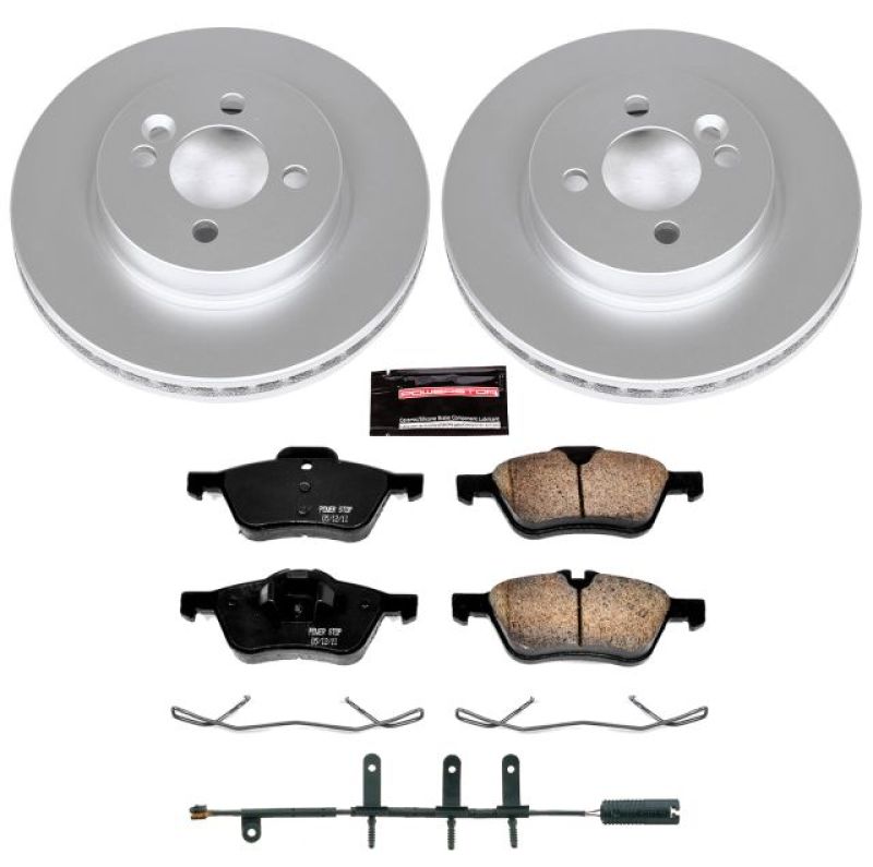 PSB Z23 Evolution Coated Kit - Power Stop 07-08 Mini Cooper Front Z23 Evolution Sport Coated Brake Kit