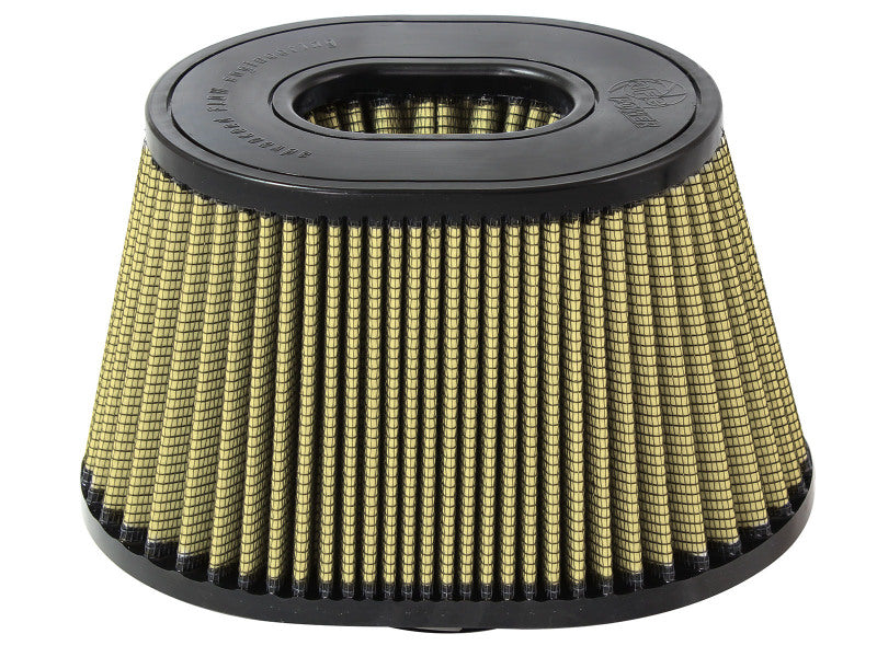 AFE Universal Pro-G 7 Filter - aFe Magnum FORCE Intake Rplcmnt Air Filter 3-1/4IN F x (9x6-1/2)IN B x (6-3/4x5-1/2)IN T x 5-3/8IN H