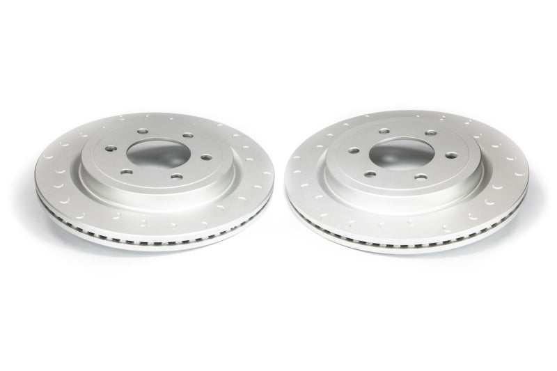 ALC Slotted Brake Rotors - Alcon 2010+ Ford F-150 336x24mm Slotted Rotor Kit w/ Electric Park Brake - Rear