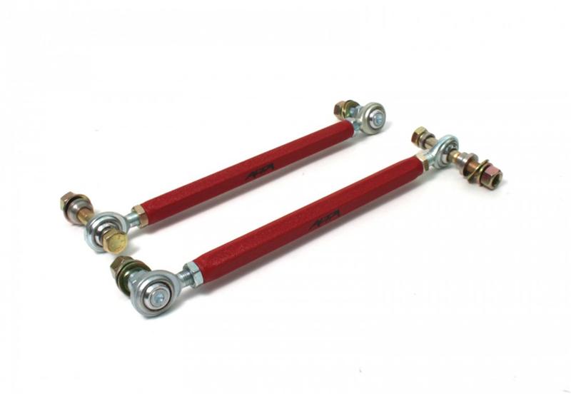 PA Alta End Links - ALTA 02-12 Mini Cooper/S/JCW (Incl. 05-12 Convertible) & 09-12 Clubman Rear Endlinks Adj. Pair - Red