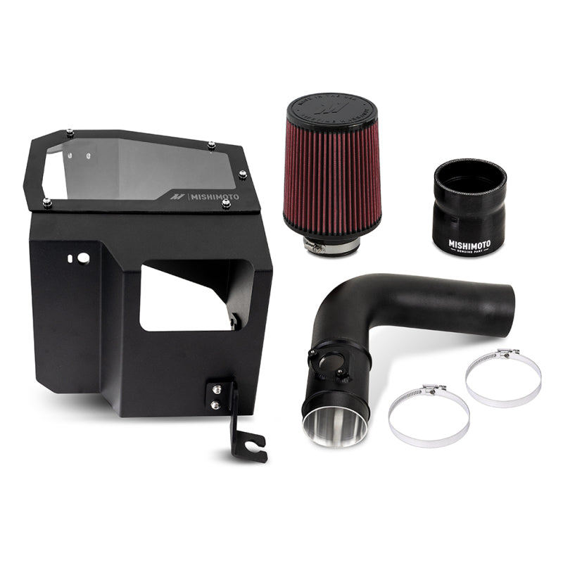 MM Air Intakes - Mishimoto 2022+ Subaru WRX Performance Air Intake - Oiled Filter - Micro-Wrinkle Black