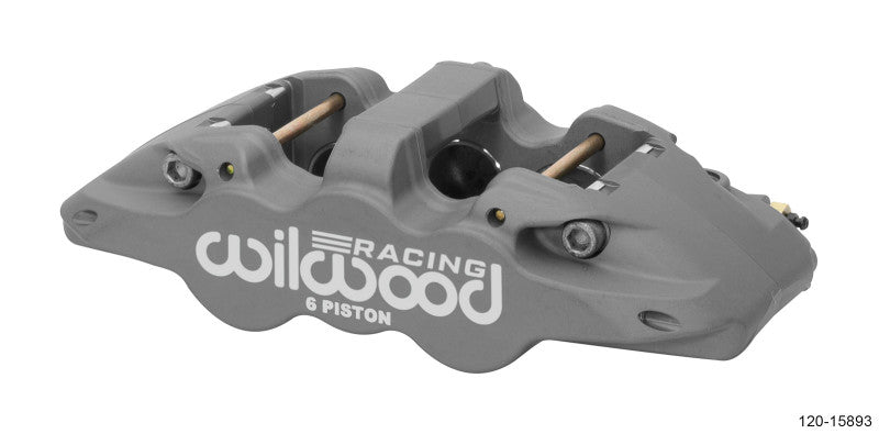 WIL Aero Caliper - Wilwood Caliper-Aero6-R/H - Black Anodize (.80 Thk Pad) 1.75/1.38/1.38in Pistons .810in Disc