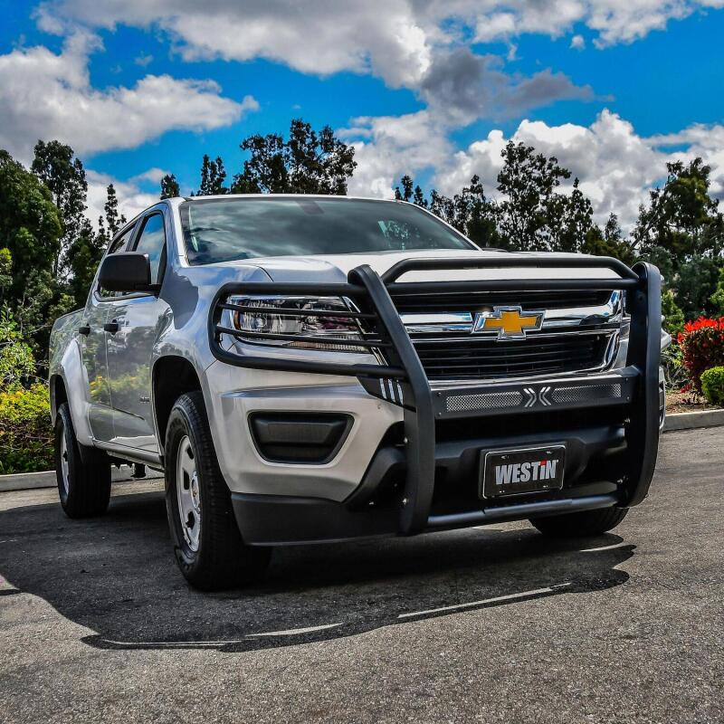 WES Sportsman Grille Guards - Westin 15-20 Chevrolet Colorado Sportsman X Grille Guard - Textured Black