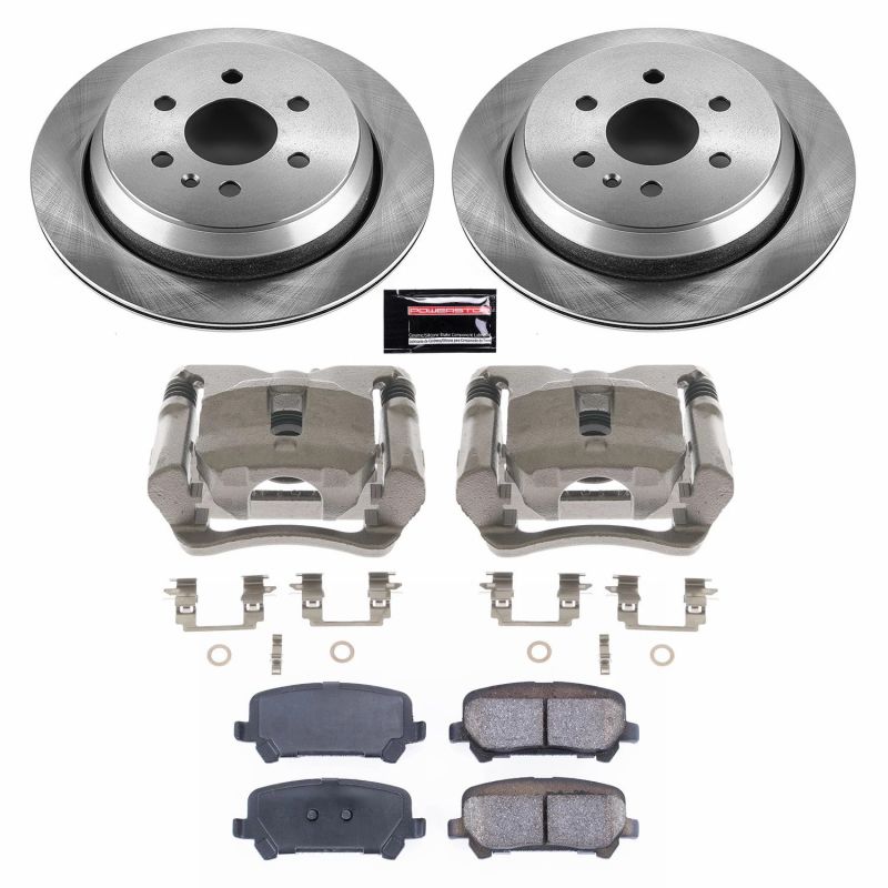 PSB Autospecialty Kit w/Cals - Power Stop 19-15 Chevrolet Colorado Rear Autospecialty Brake Kit w/Calipers