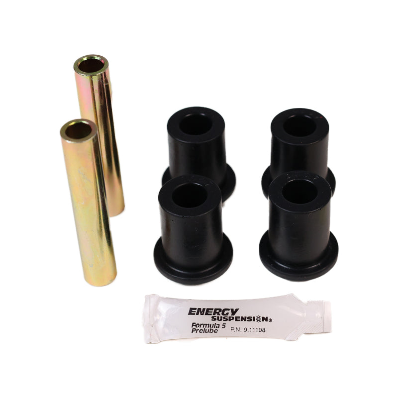 ES Univ Link Bushings - Black - Energy Suspension Universal Bushing 1.25 Id Eye/3.50Lg. 7/16 Bolt Fabr Flange Style - Black