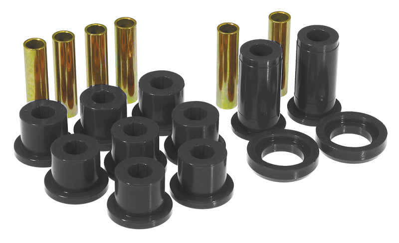 PRO Spring/Shackle Bush- Blk - Prothane 82-00 GM S-Series 2/4wd Rear Spring & Shackle Bushings - Black