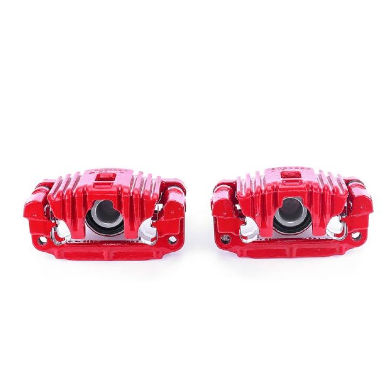 PSB Red Calipers - Power Stop 99-04 Oldsmobile Alero Rear Red Calipers w/Brackets - Pair
