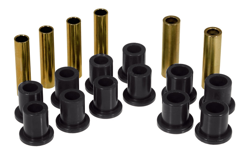 PRO Spring/Shackle Bush- Blk - Prothane Dodge Dakota Rear Spring & Shackle Bushings - Black