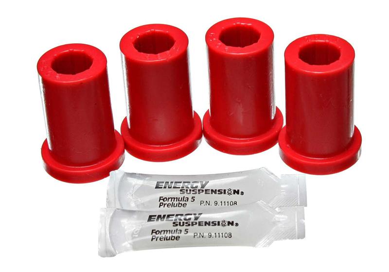 ES Spring/Shackle Bush - Red - Energy Suspension Toy 4 X Spring Bushing O.E.M. - Red