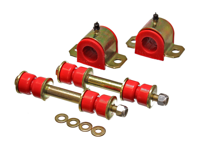 ES Sway Bar Bushings - Red - Energy Suspension 95-00 Toyota Pickup 2WD (Exc T-100/Tundra) Red 25mm Front Sway Bar Bushing Set