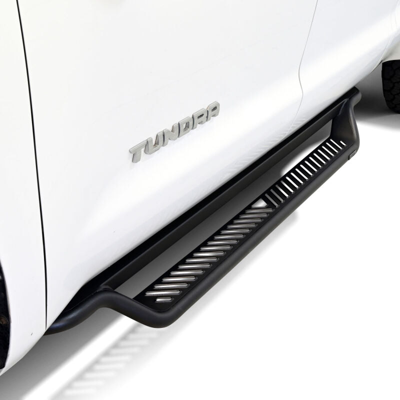 WES Running Boards - Outlaw - Westin 07-21 Toyota Tundra Double Cab Outlaw Drop Running Boards - Tex. Blk