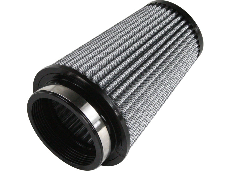 AFE Universal Pro Dry S Filter - aFe MagnumFLOW Air Filters IAF PDS A/F PDS 3-1/2F x 5B x 3-1/2T x 7H - 1FL