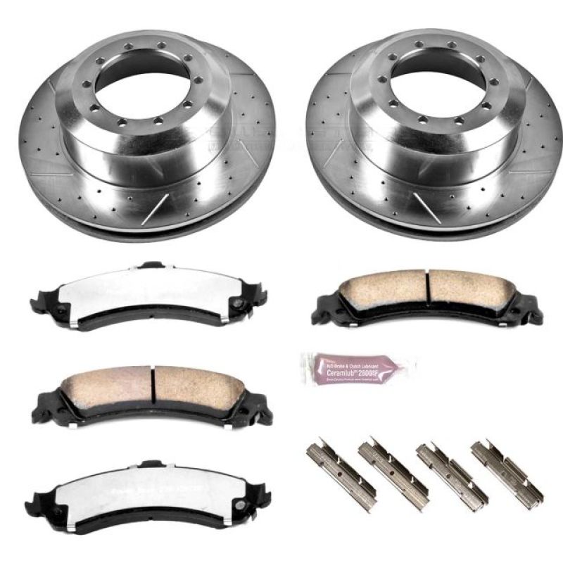 PSB Z36 Truck & Tow Kit - Power Stop 2005 Chevrolet Silverado 1500 HD Rear Z36 Truck & Tow Brake Kit