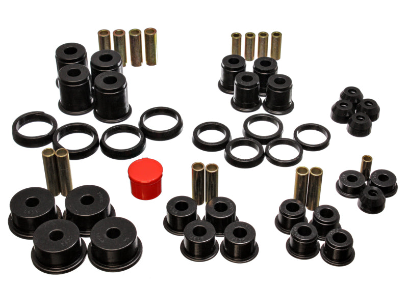 ES Hyper-Flex Sets - Black - Energy Suspension 84-01 Jeep Cherokee/Wagoneer/Comanche Black Hyper-Flex Master Bushing Set
