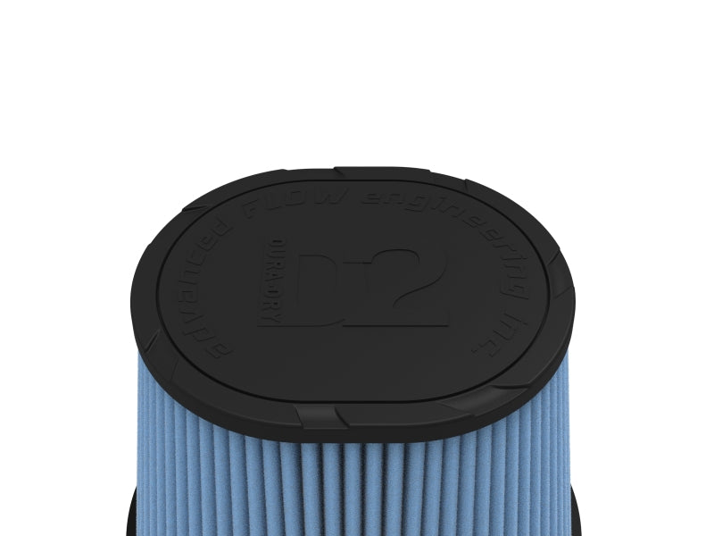AFE Universal D2 Dura Dry Air Filter - aFe Magnum FORCE Intake Replacement Air Filter w/ D2 Dry Media 5in x(9x7.5)in x(6-3/4x5.5)in x7in