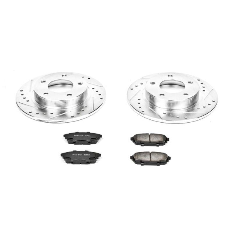 PSB Z23 Evolution Kit - Power Stop 01-03 Mazda Protege Rear Z23 Evolution Sport Brake Kit