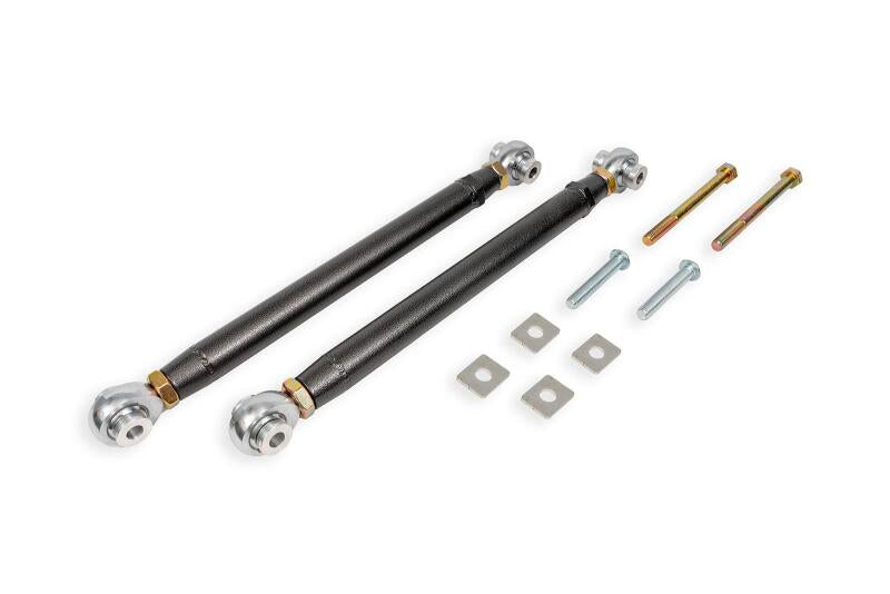 BMR Toe Rods - BMR 15-19 Cadillac CTS-V Rear Double Adj. Toe Rods - Black Hammertone