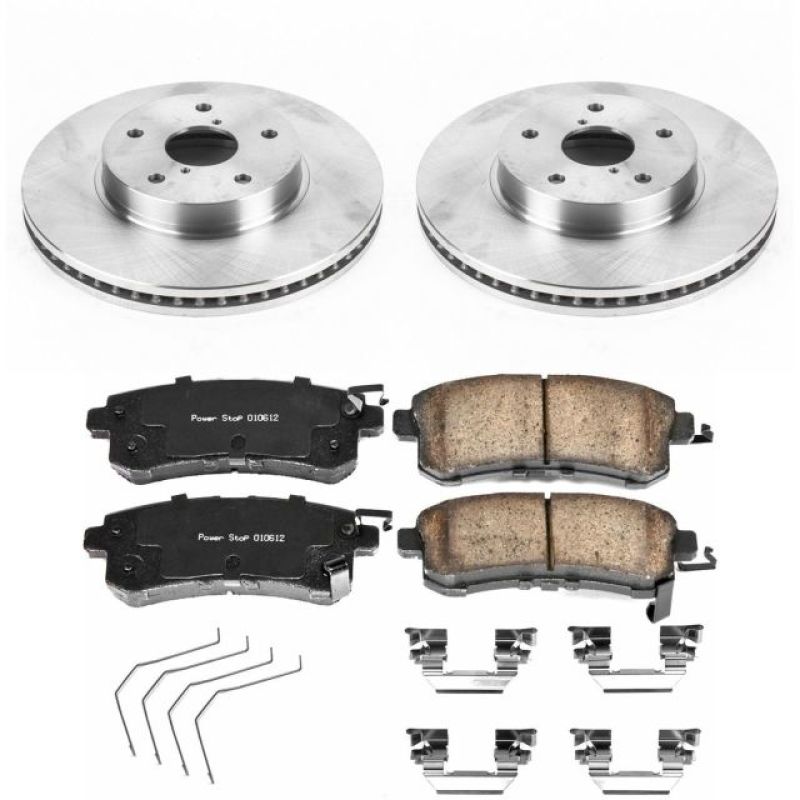 PSB Autospecialty Kit - Power Stop 15-18 Subaru Legacy Front Autospecialty Brake Kit