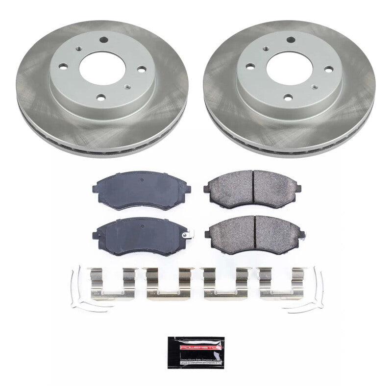 PSB Semi-Coated Rotor Kits - Power Stop 00-06 Nissan Sentra Front Semi-Coated Rotor Kit