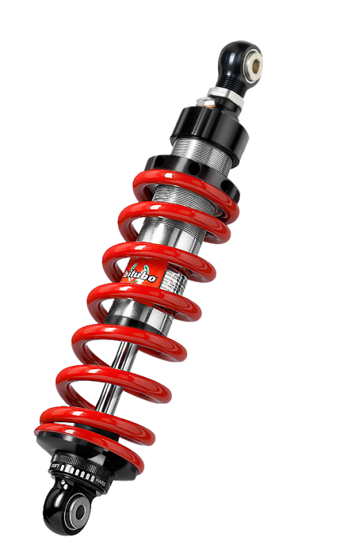 BIT XZE1 Monoshocks - Bitubo XZE1 Monoshocks Adjustable: Spring Preload, Rebound, Length, Red Spring