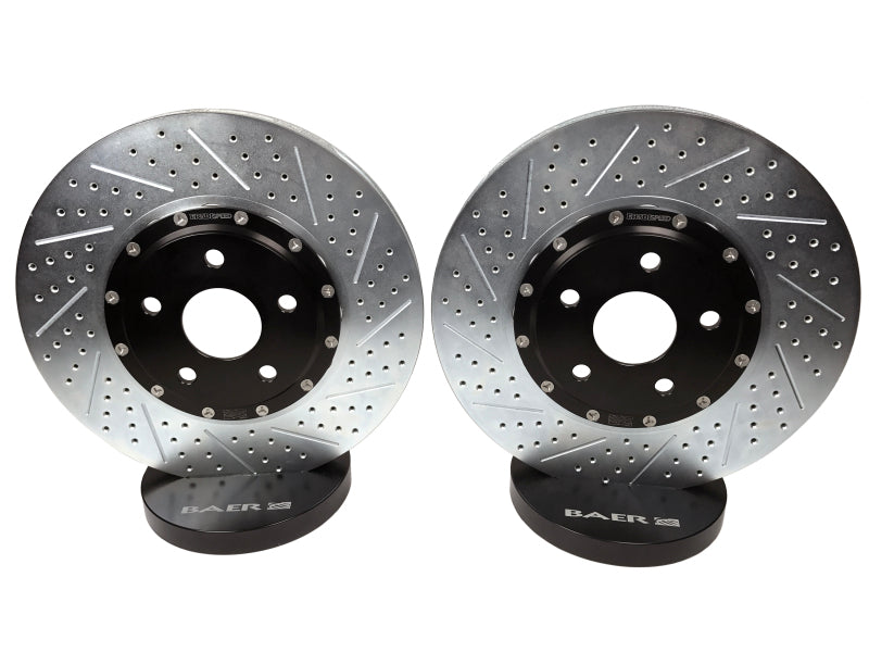 BAE Eradispeed Rotors - Baer Brakes 10-15 Chevy Camaro SS Eradispeed+ Front SDZ 2-Piece Performance Brake Rotors