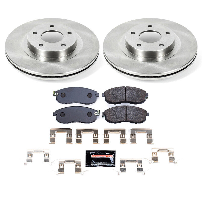 PSB Track Day Kit - Power Stop 02-04 Infiniti I35 Front Track Day Brake Kit