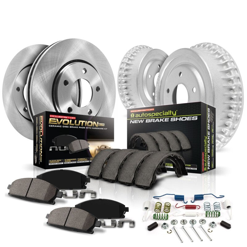 PSB Autospecialty Drum Kit - Power Stop 10-13 Ford Transit Connect Rear Autospecialty Drum Kit