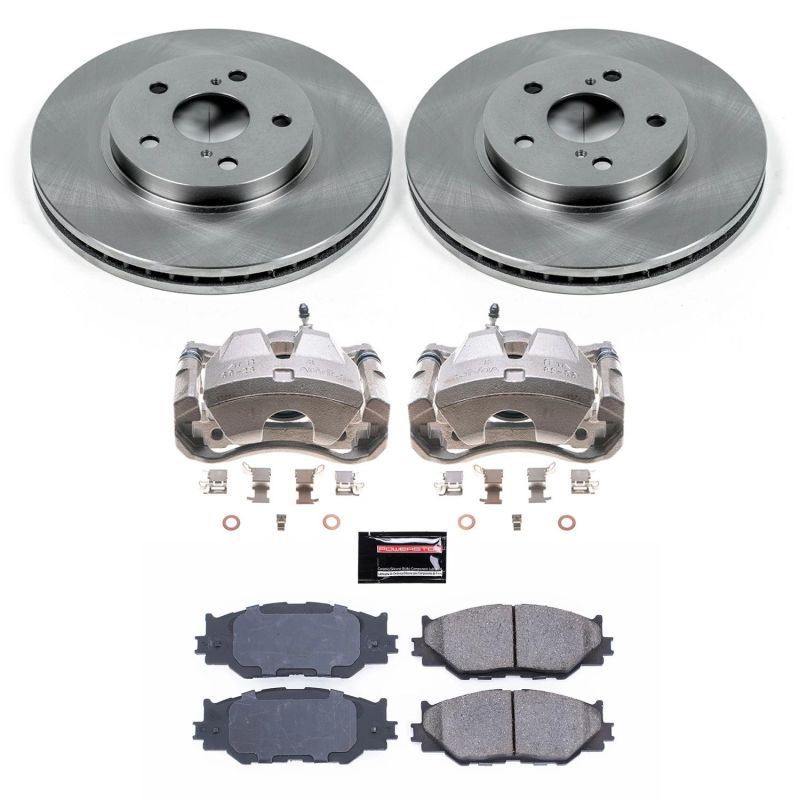 PSB Autospecialty Kit w/Cals - Power Stop 06-15 Lexus IS250 Front Autospecialty Brake Kit w/Calipers