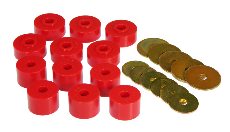 PRO Body/Subframe Bush - Red - Prothane 79-87 Datsun D50 Body Mount - Red