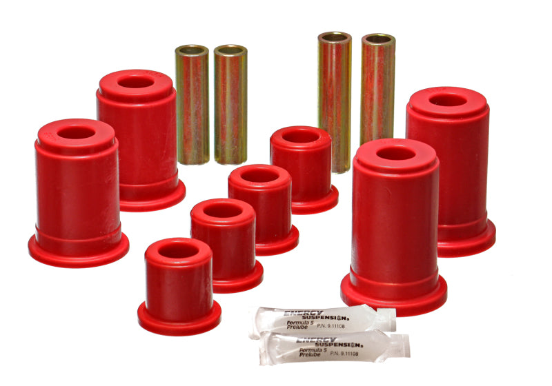 ES Cntrl Arm Bushings - Red - Energy Suspension GM Front Control Arm Set - Red