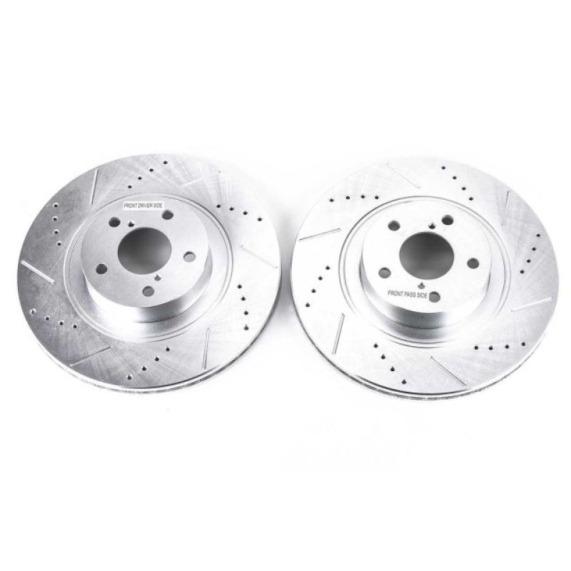 PSB Evolution Drill/Slot Rotor - Power Stop 13-16 Scion FR-S Front Evolution Drilled & Slotted Rotors - Pair