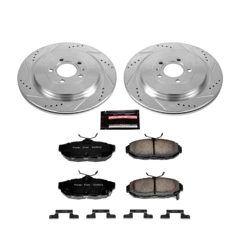 PSB Z23 Evolution Kit - Power Stop 13-14 Ford Mustang Rear Z23 Evolution Sport Brake Kit