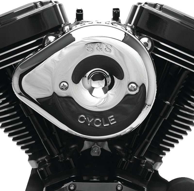 SSC Air Cleaner Kits - S&S Cycle Stealth Slasher Teardrop Air Cleaner Cover - Chrome
