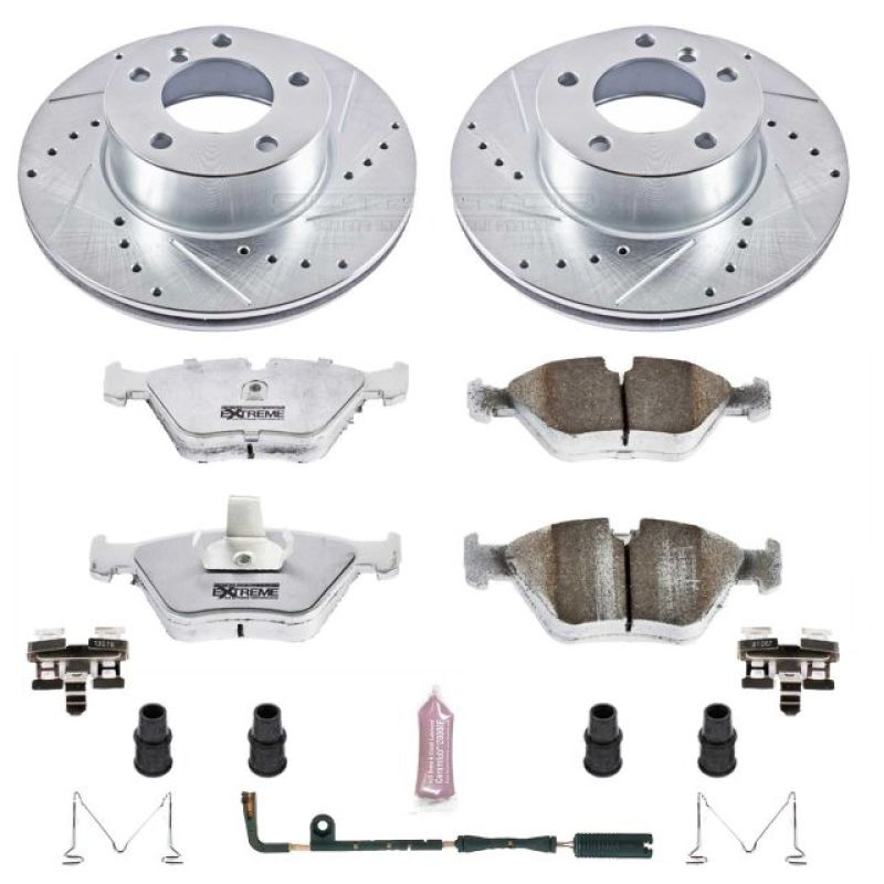 PSB Z26 Street Warrior Kit - Power Stop 01-03 BMW 525i Front Z26 Street Warrior Brake Kit